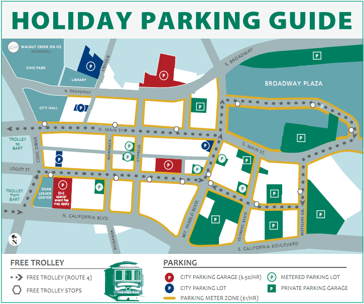 Downtown Walnut Creek Parking Guide Beyond the Creek