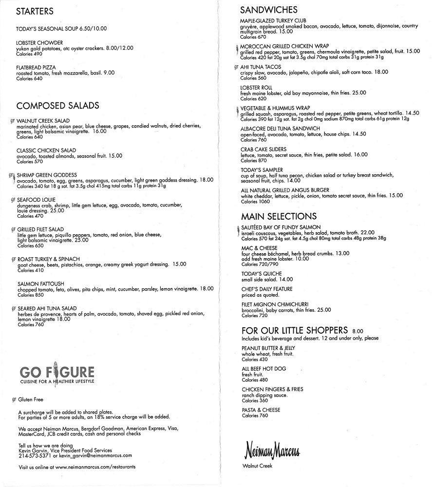 Order NM Cafe at Neiman Marcus (7027 Friars Rd) Menu Delivery
