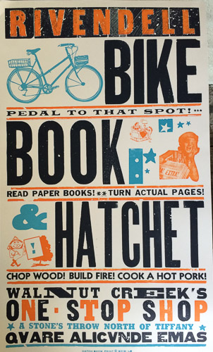 rivendell-bike-book-hatchet-walnut-creek-poster