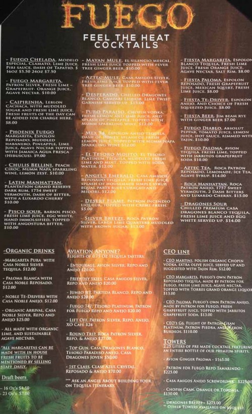 Fuego Tequila Grill Opens in Downtown Walnut Creek Beyond the Creek