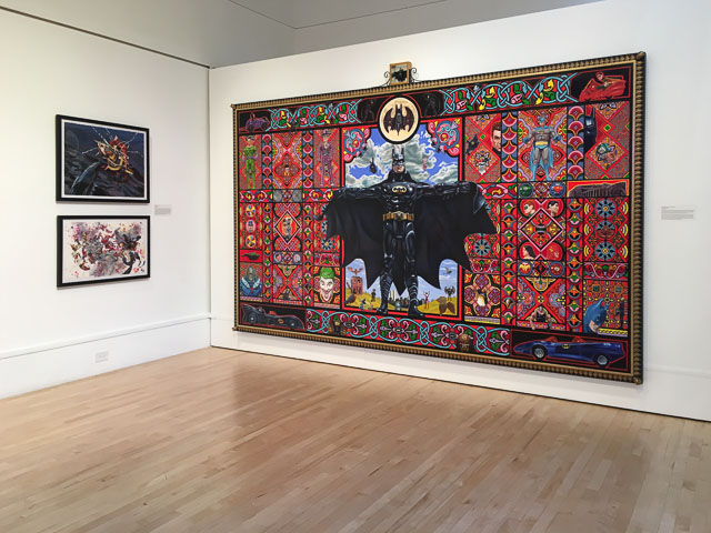 my-hero-bedford-gallery-exhibit-batman-art