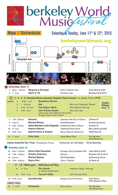 Berkeley World Music Festival on June 11th & 12th – Beyond the Creek