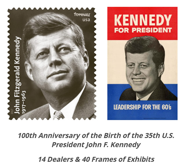 Stamp Show in Walnut Creek 100th Anniversary of the Birth of President John F. Kennedy