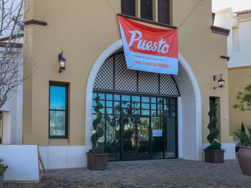 puesto opening “this summer” at the veranda in concord