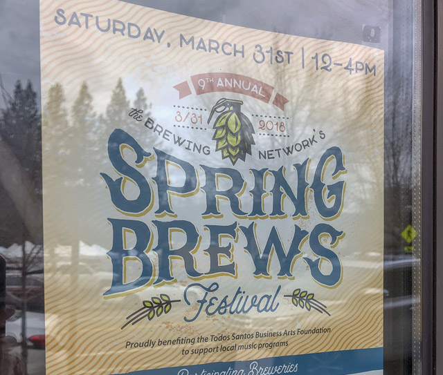 Spring Brews Festival at Todos Santos Plaza in Concord on March 31st