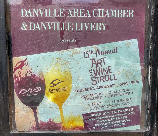 Art & Wine Stroll in Danville April 26th Beyond the Creek