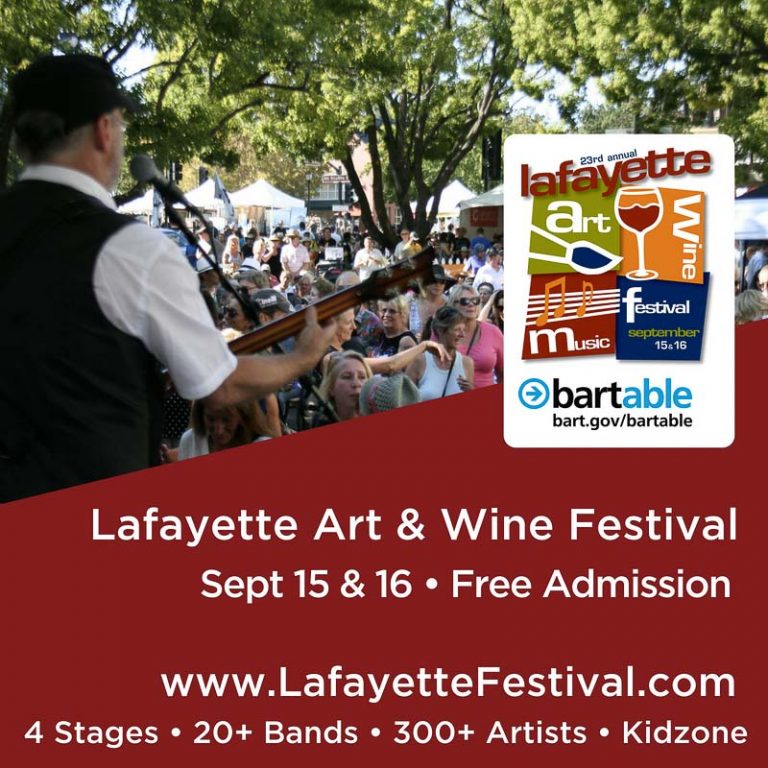Lafayette Art & Wine Festival Sept 15th & 16th Beyond the Creek
