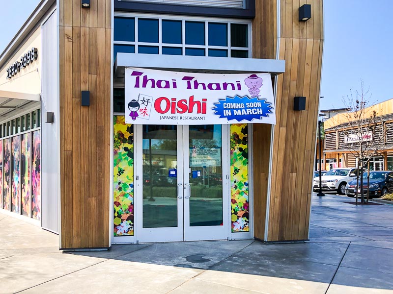 Thai Thani and Oishi Japanese Restaurant Opening Soon at The Orchards