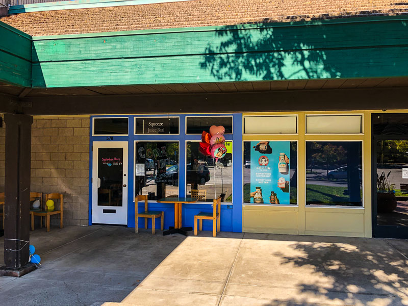 Squeeze Juice Bar Opens at Rheem Valley Shopping Center in Moraga