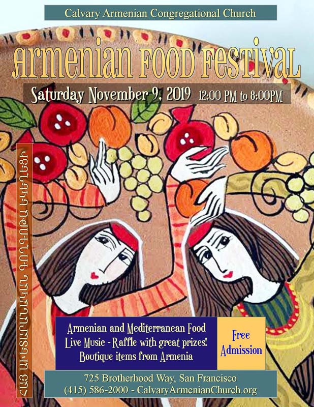 Armenian Food Festival Nov 9th in San Francisco – Beyond the Creek