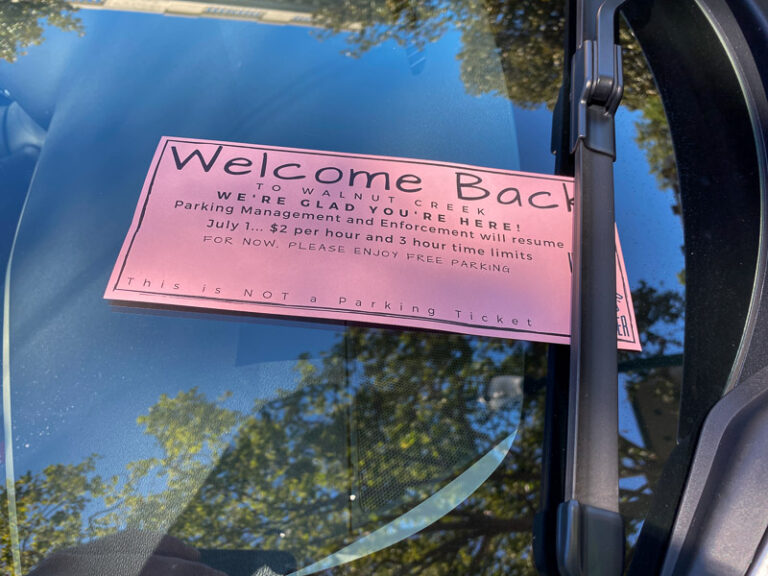 Back, and Get Ready to Pay for Parking in Downtown Walnut Creek
