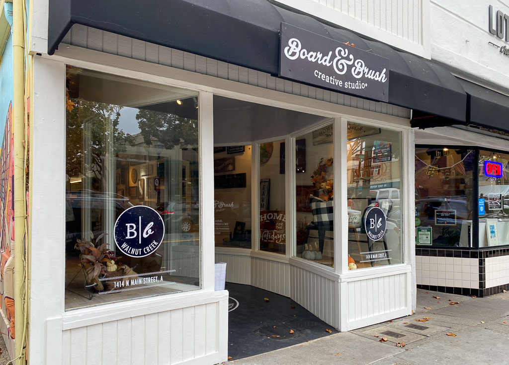 Board & Brush Relocates within Downtown Walnut Creek Beyond the Creek