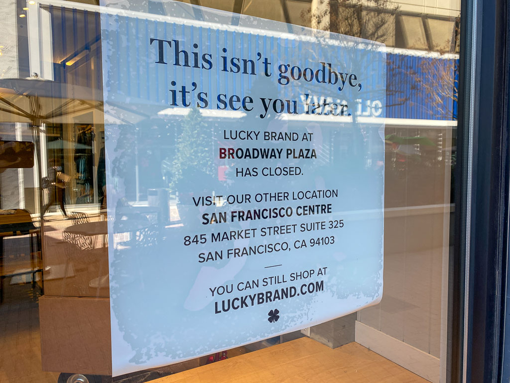 Lucky brand store walnut street