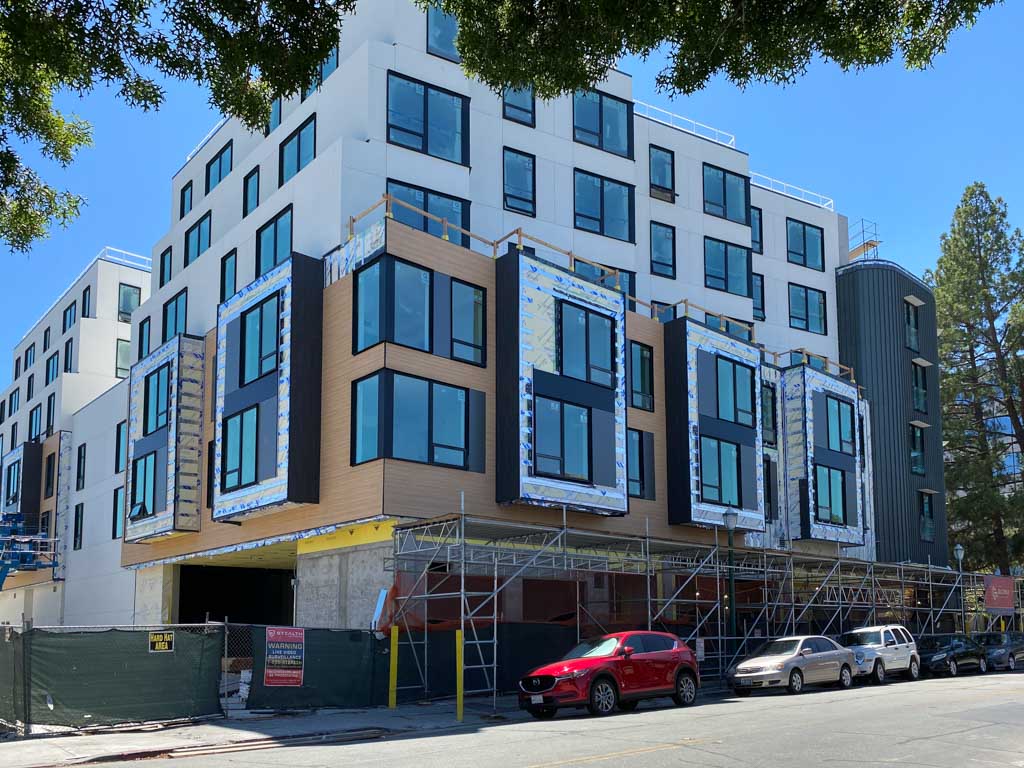 More Progress on 1380 N. California Condos/Retail Project in Downtown