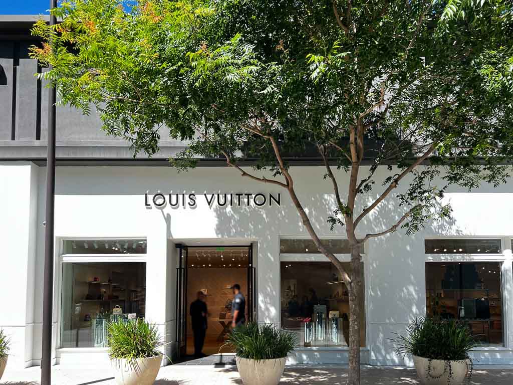 Louis Vuitton has opened its doors